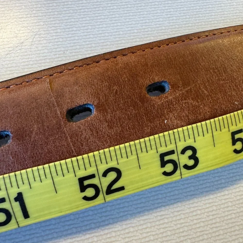 3D Belt Co Brown Leather Western Belt Mens Size 50